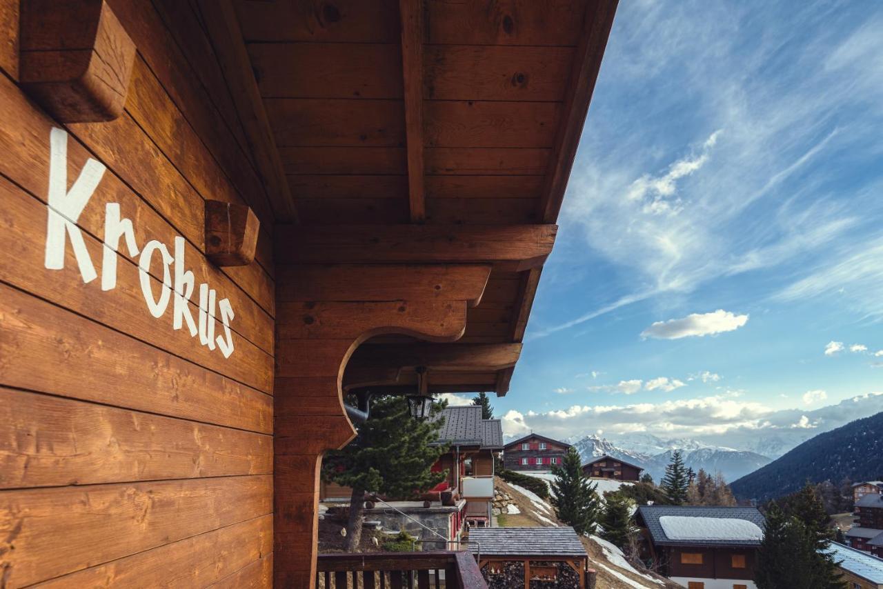 Chalet Krokus Риедералп Екстериор снимка