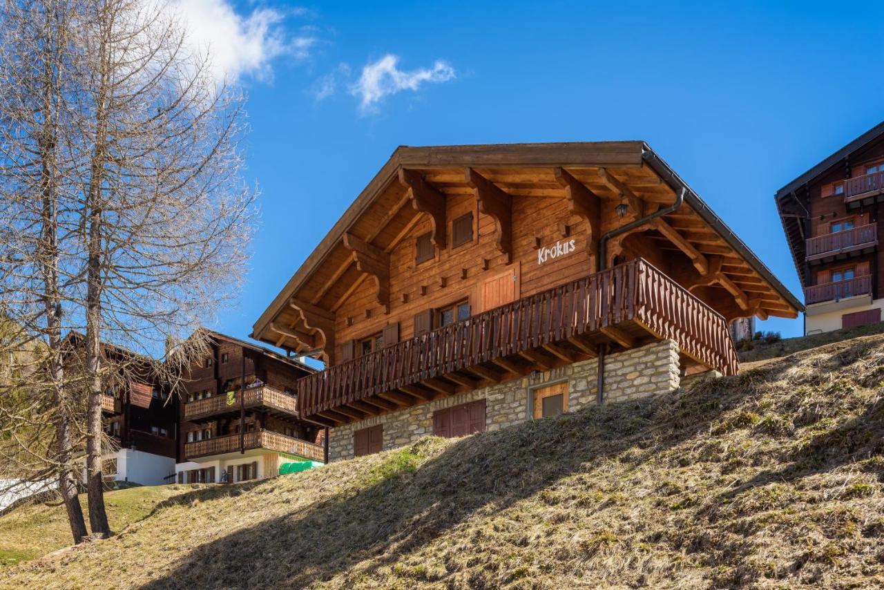 Chalet Krokus Риедералп Екстериор снимка